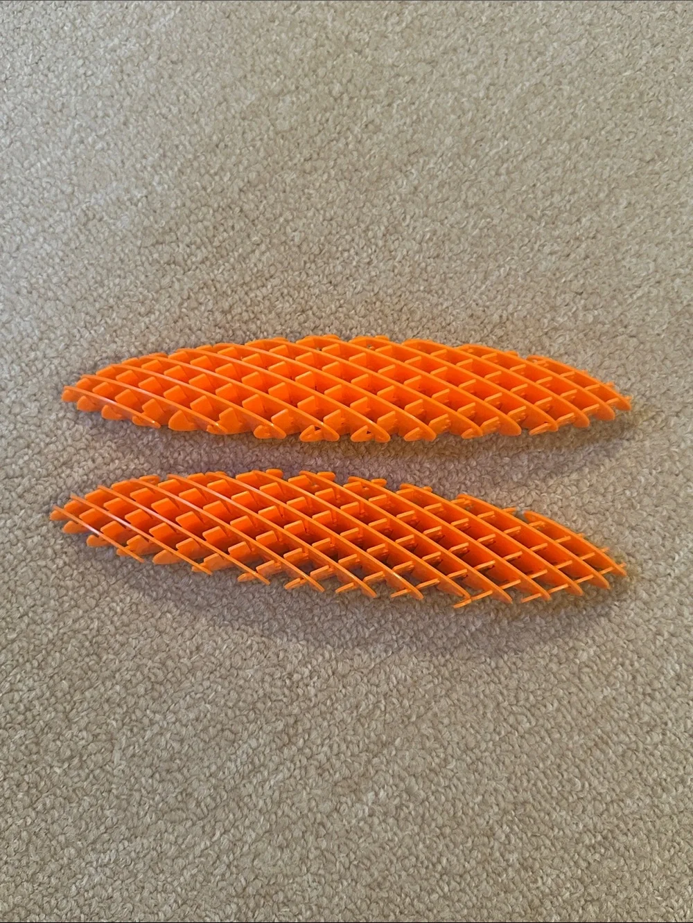 Fidget Sensory Toy Lot - Rainbow Square Pop-It & 2 Orange Sensory Grids